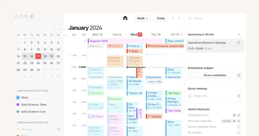 Cron calendar is now Notion Calendar. Tech News at Tool Battles