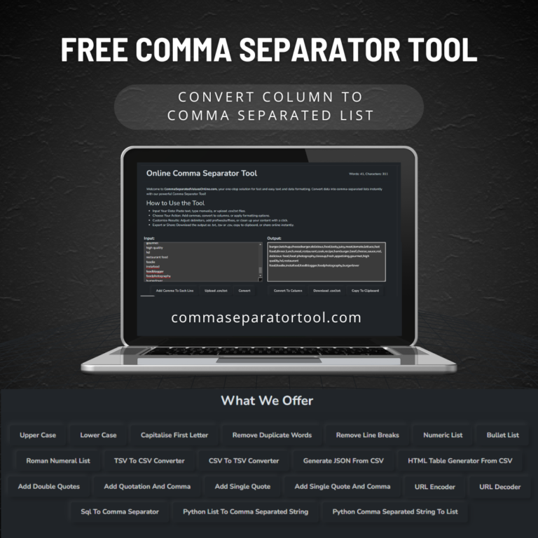 comma-separator-tool-social-media-post